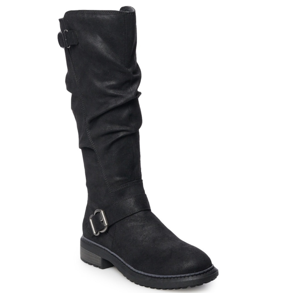 Sonoma Good For Life Black Rumer Riding Boots - Picture 2 of 8